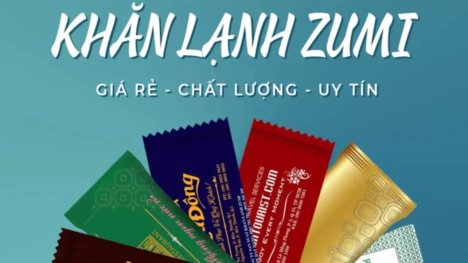 Cty sản xuất khăn lạnh Zumi