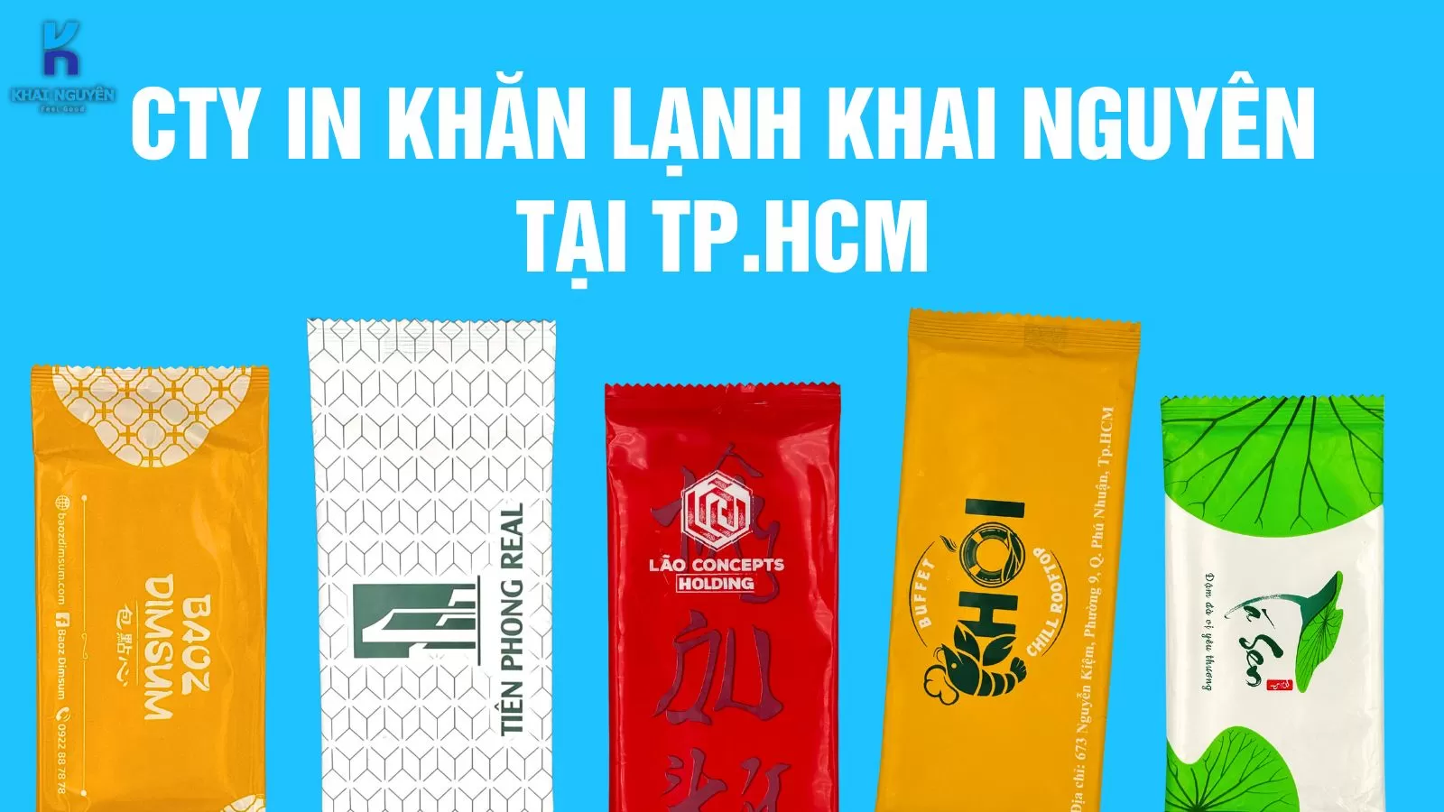 Cty sản xuất khăn lạnh Khai Nguyên